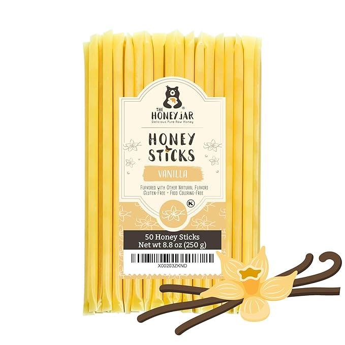 The Honey Jar Vanilla Flavored Honey Sticks by TheHoneyJar