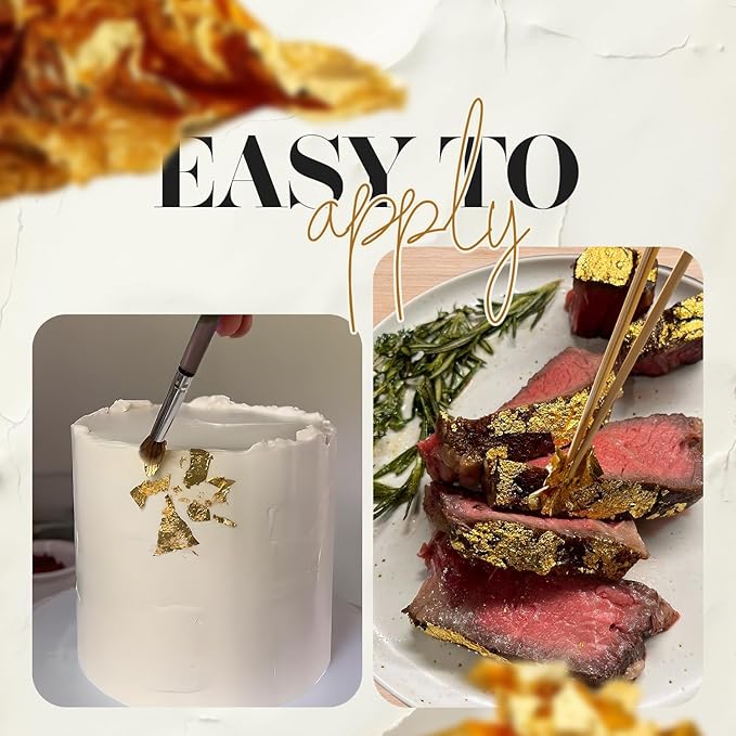 BeePoint 24K Edible Gold Foil Flakes - Image 9