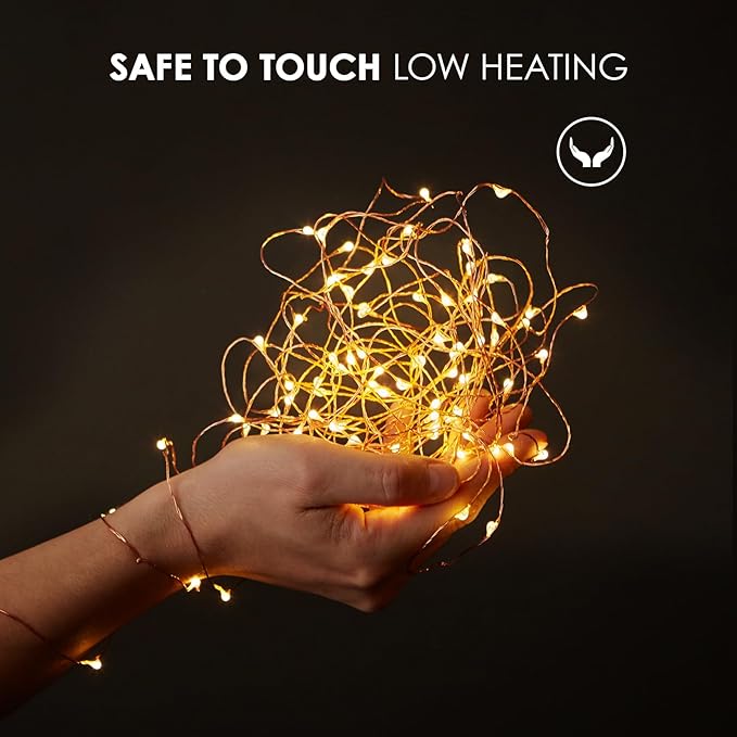 12 Pack Fairy Lights Battery Operated String Lights，7FT 20LED Waterproof Silver - Image 4
