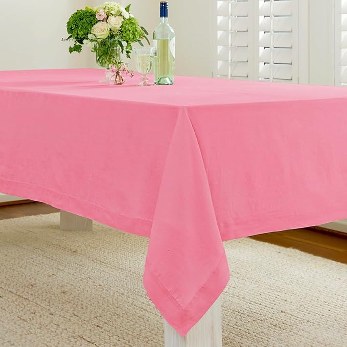 Solino Home Linen Tablecloth for Rectangle Tables 60 x 90 Inch - Image 4