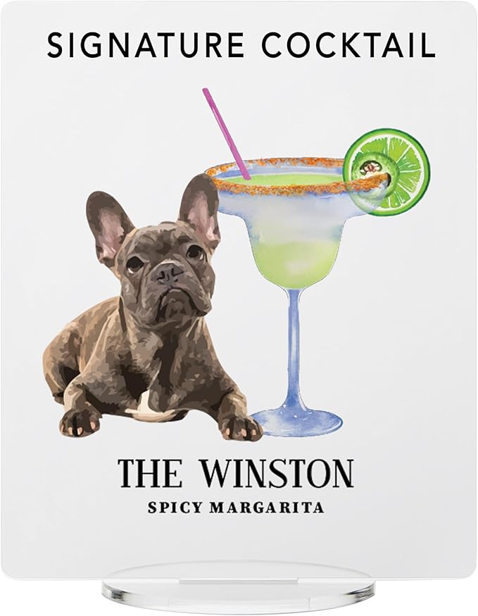Pet Signature Drink Wedding Signs by Elation+Factory+Co.