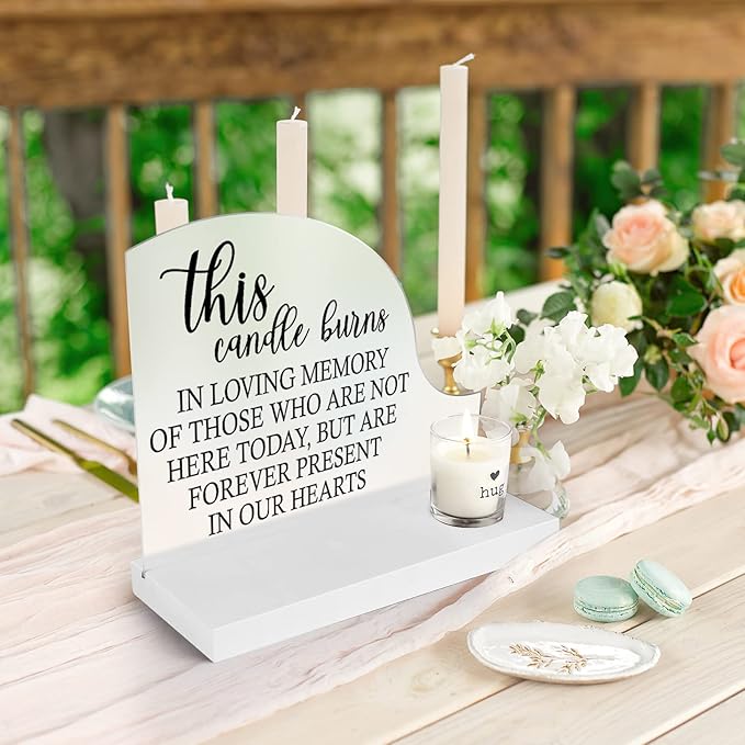 Wedding Remembrance-Sympathy Gifts Memorial Candle - Image 4