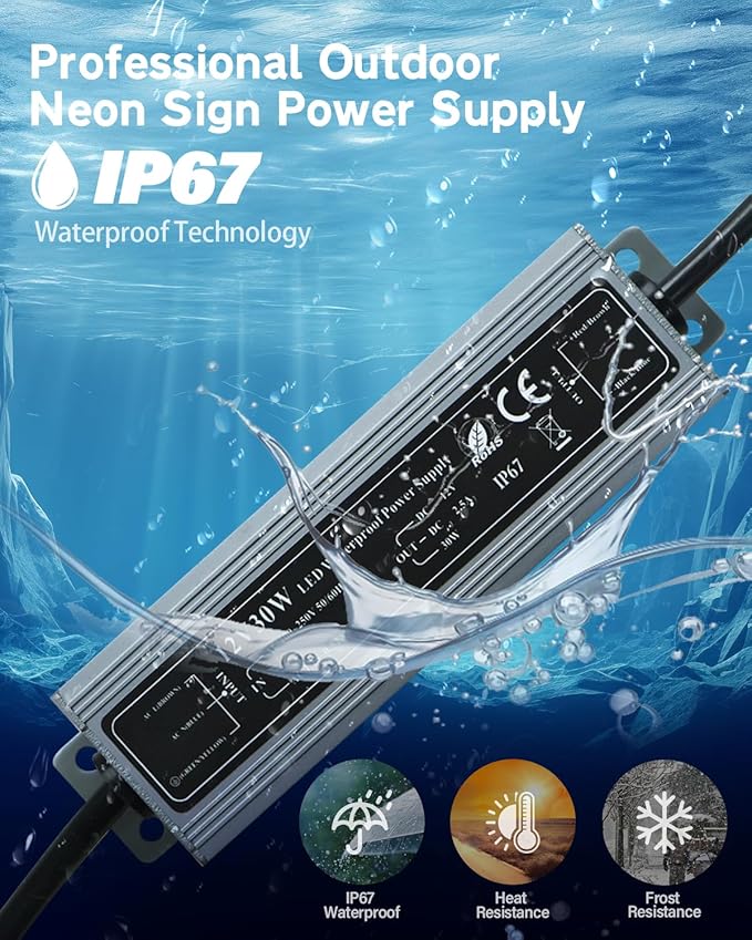 Large Outdoor Waterproof Custom Neon Sign, Personalized Outdoor Led Sign - Image 4