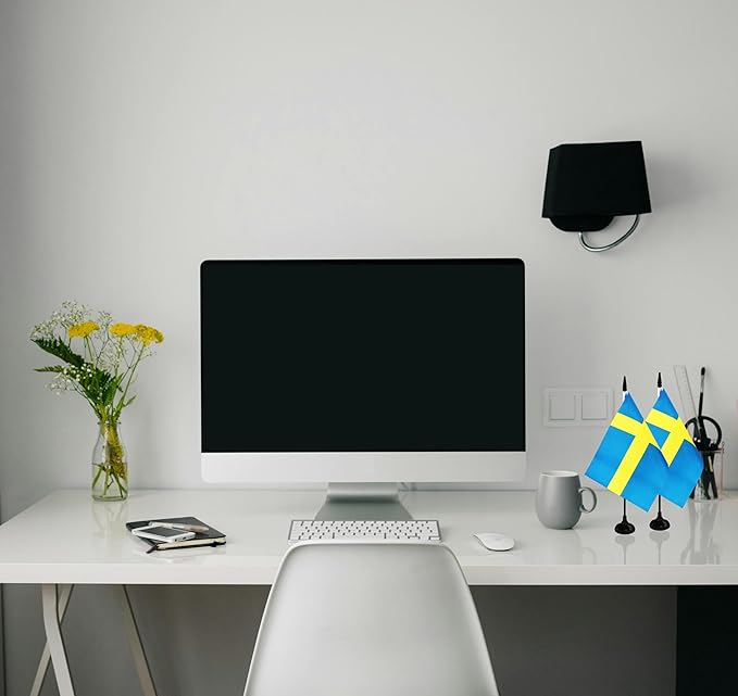 Sweden Desk Flag, 12 Pack Swedish Table Office Flag - Image 4