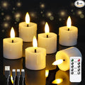 Rechargeable Flameless 1.6" x2.5" Tea Light Candles by Yeelida