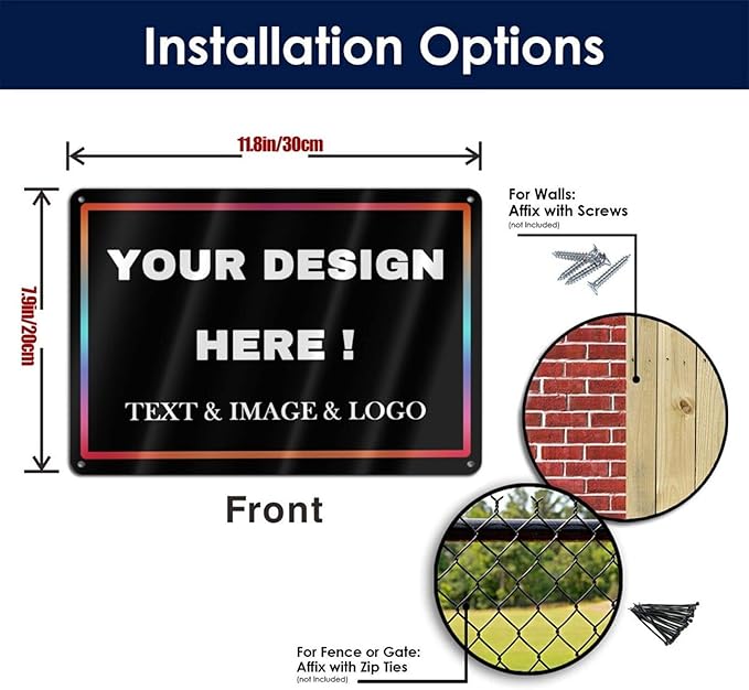 Custom Signs Outdoor Metal Sign - Image 6