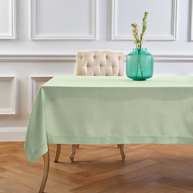 Solino Home Linen Tablecloth 52 x 52 Inch by SolinoHome