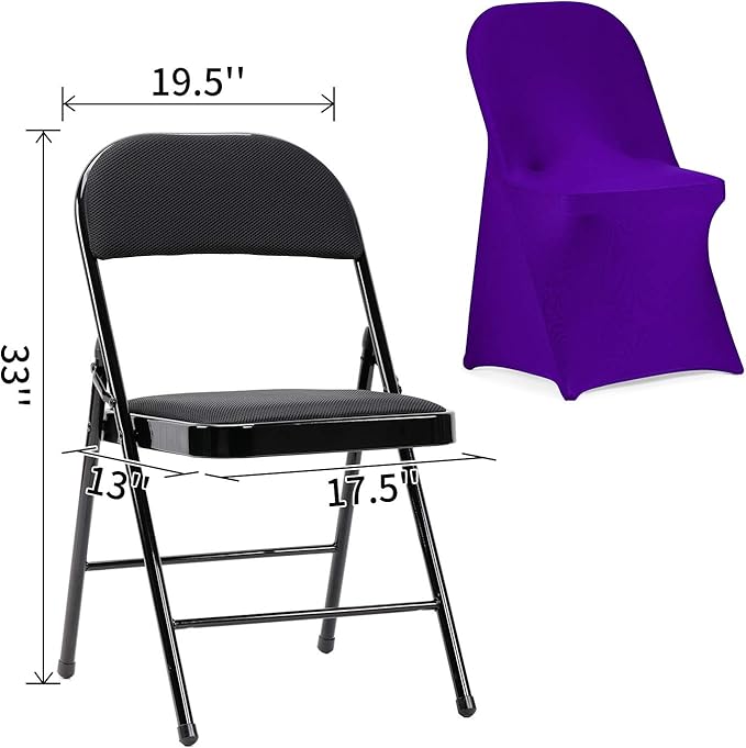Peomeise Stretch Spandex Folding Chair Cover - Image 5