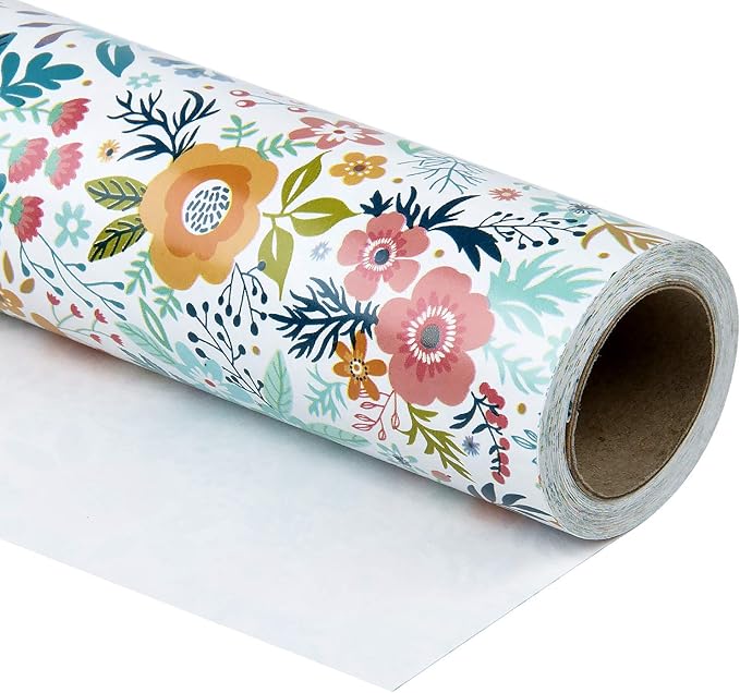 WRAPAHOLIC 30 Inch Jumbo Floral Wrapping Paper - Image 2