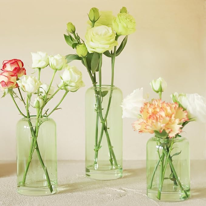 24Pcs Bud Vases Set, Glass Flower Vase - Image 3