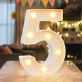 LED Marquee Light Up Numbers Sign by NANXU