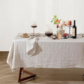 Talasily Linen Tablecloth 100% Pure Linen Table Cloth 60x84 Inches Rectangle by Talasily