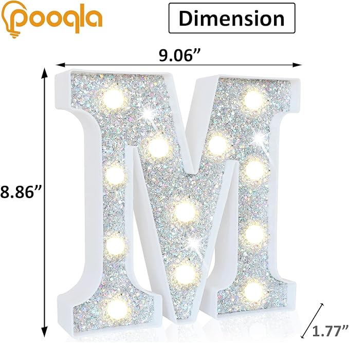 Pooqla Light Up Letters, LED Marquee Letters - Image 5