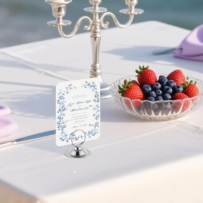 Urban Deco 16 PK Table Card Holder Place Card Holders Steel Card Holders - Image 5