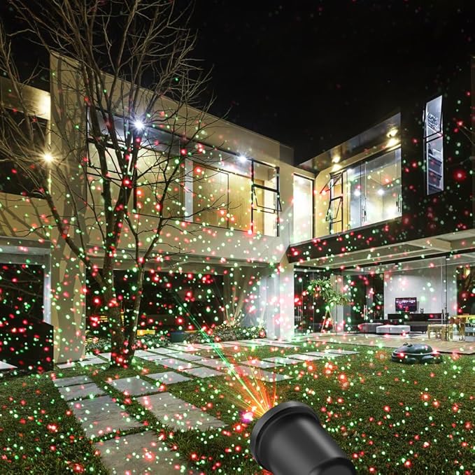 Christmas Laser Light Projector, 2 Pack, Waterproof Landscape Lighting - Image 6