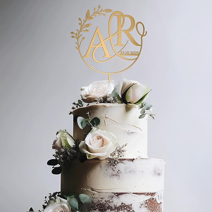 Personalized Wedding Cakes Topper, Anniversary Weddings Decorations, Custom - Image 7