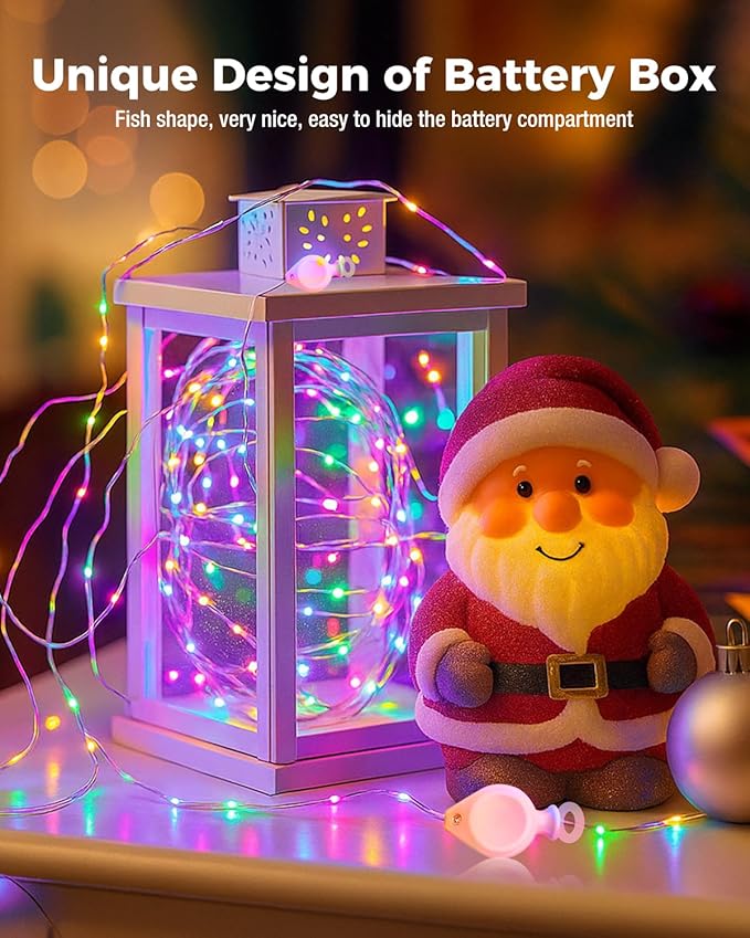 btfarm 12 Pack Fairy Lights Battery Operated, 7FT 20 LED Mini String Lights - Image 2