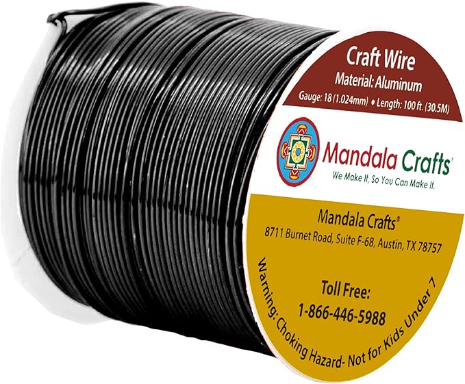 Mandala Crafts 18 Gauge Anodized Aluminum Craft Wire - Image 2