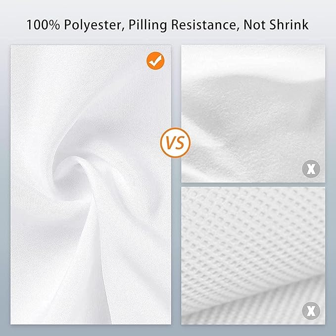 12x10 FT White Backdrop Background - Image 4