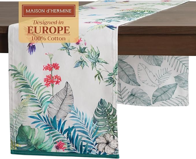Maison d' Hermine Table Runner 100% Cotton Double Layer Table Runners 108 by MaisondHermine