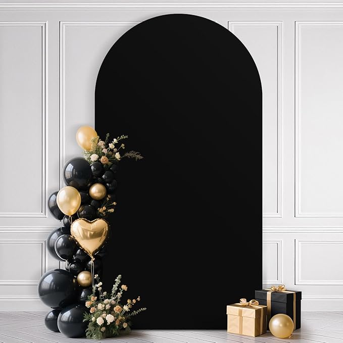 Ledido Wedding Arch Backdrop Cover 6FT Arch Covers Fitted Stretchy Spandex by Ledido