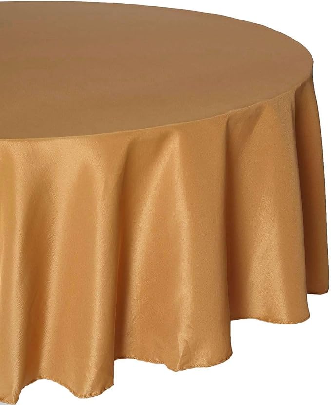 Efavormart Round Tablecloth, 132 Inch Stain & Wrinkle Resistant Washable Table - Image 9