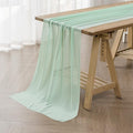 12Pack 9ft Chiffon Table Runner14x108 Inch Sheer Romantic Table Runner by flohar