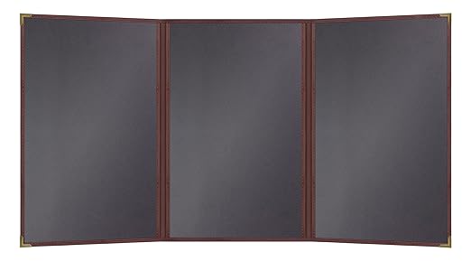 Goodsmart Pajco Style Restaurant Menu Covers – Pack of 10, Side-Load Fold-Out by Goodsmart