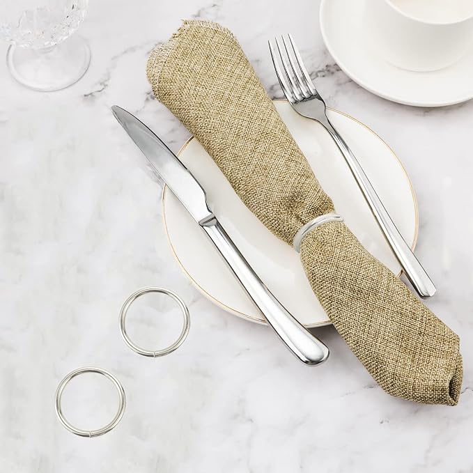 Silver Napkin Rings - Image 5