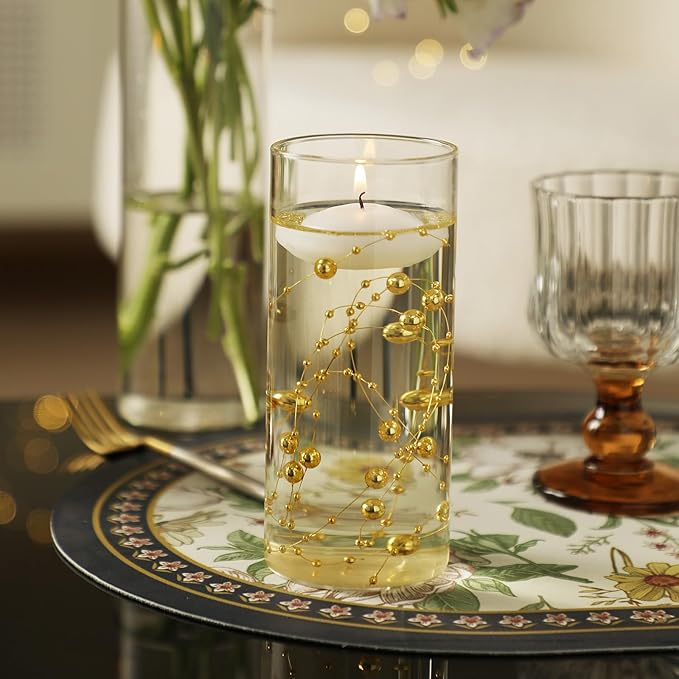 Set of 6 Glass Cylinder Vases for Centerpieces - Image 5