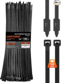 14 Inch Anti Withdrawal Zip Ties 100 LBS Tensile Strength Heavy Duty Cable Wire by JIANYANG