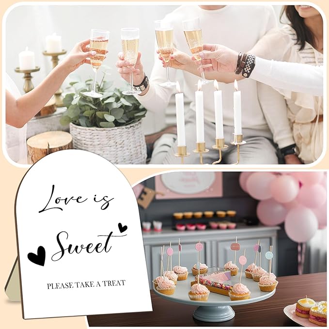 Love is Sweet Please Take A Treat, Dessert Table Sign, Minimalist Bridal Shower - Image 5