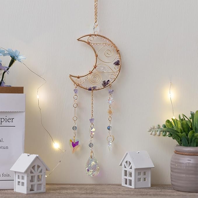 TUOKING Crystal Moon Suncatchers - Image 5