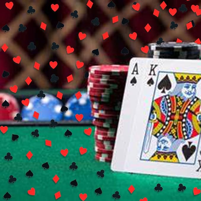 Poker Confetti Casino Sequins-Table Confetti Metallic Foil Sprinkles or DIY - Image 4