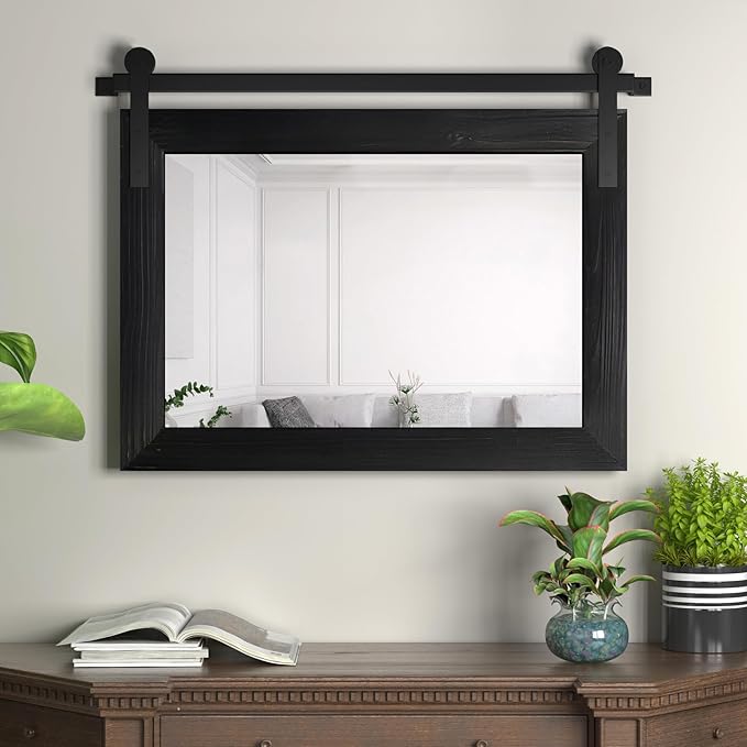COGOOD Farmhouse Barn Door Mirror by COGOOD