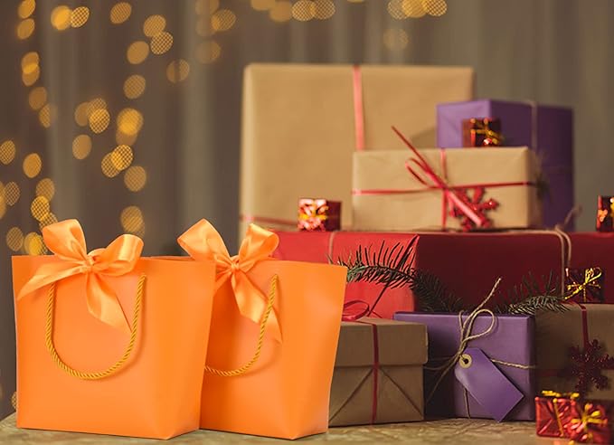 HUAPRINT Gift Bags with Handles, Party Favor Bags with Bow Ribbon - Image 7