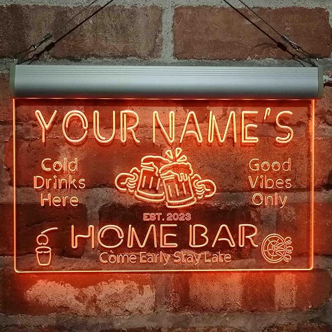 ADVPRO Personalized Your Name Custom Home Bar Beer Established Year Single - Image 2