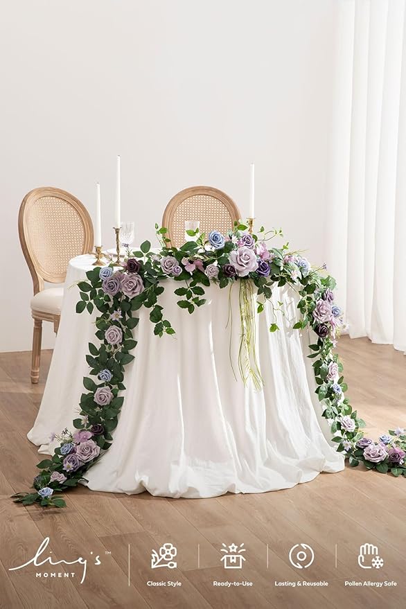 Ling's Moment 9FT Flower Garland - Image 2