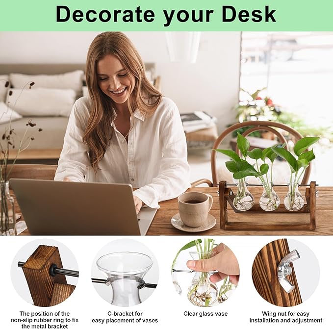 YIBOT Propagation Stations, Plant Terrarium - Image 5