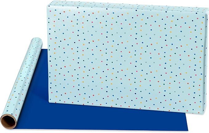 American Greetings 160 sq. ft. Reversible Wrapping Paper Set - Image 4