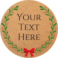 100-1000pcs Custom Stickers Merry Christmas Stickers Personalized Labels by Unknown