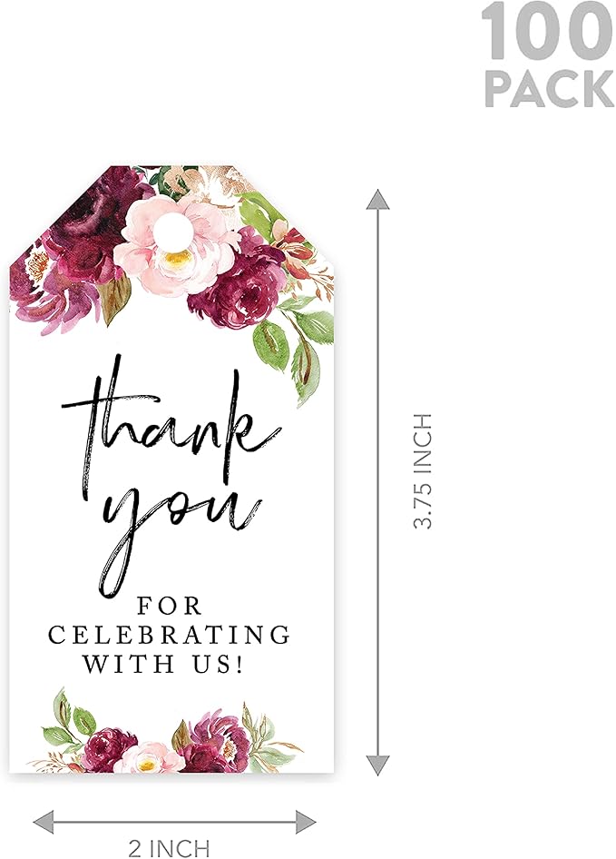 Andaz Press 100-Pack Thank You for Celebrating - Image 5