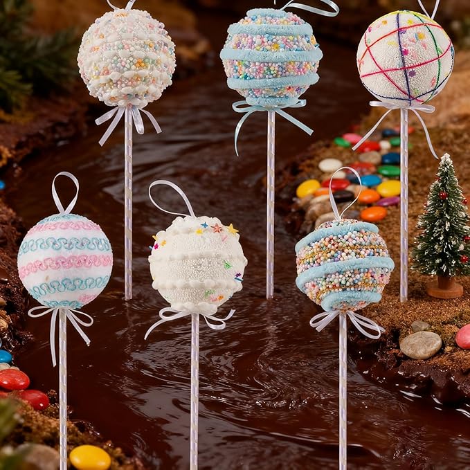 LANGXUN 6pcs Lollipop Candy Land 2025 Xmas Birthday Party Wedding Suppiles - Image 6