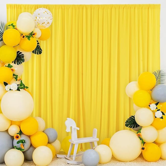 AK TRADING CO. 10 feet x 8 feet IFR Polyester Backdrop Drapes Curtains Panels - Image 4