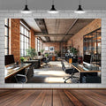 7X7ft Office Video Photo Backdrop Photography Background by Unknown