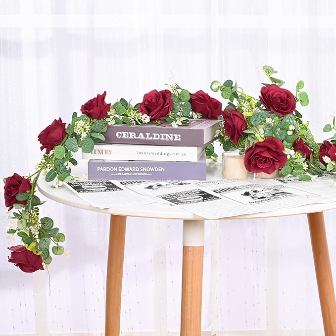 Dolicer 4Pcs 26Ft Artificial Eucalyptus Garlands - Image 8