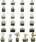 Glasseam Mini Bud Vases for Centerpieces: Clear Small Flower Vase Set of 20 by Glasseam