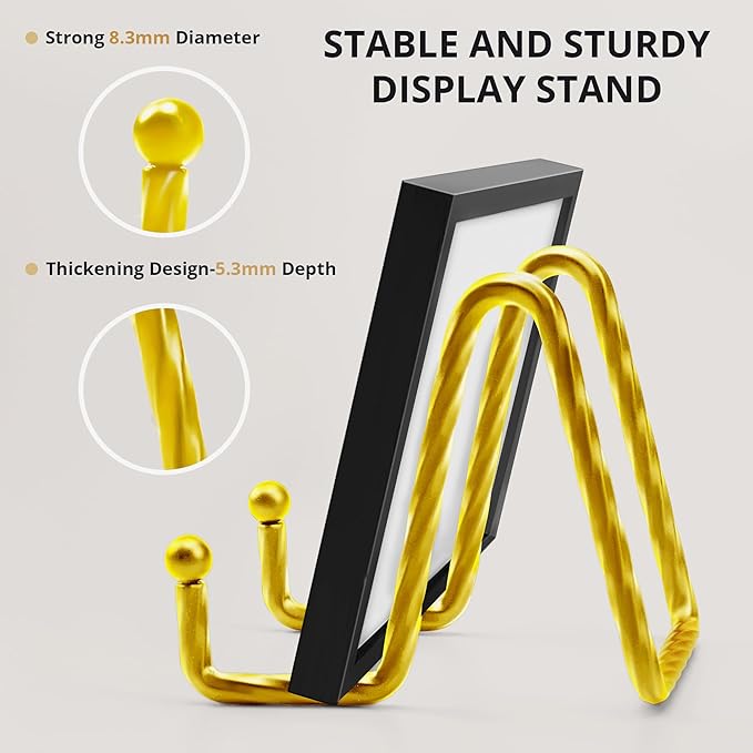 3Inch 3Pack Metal Decorative Plate Stand - Image 3