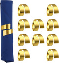 Gold Napkin Rings Set of 10, Metal Material by Unknown