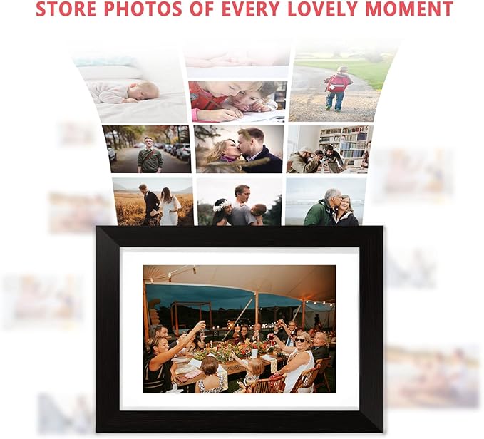 AEEZO Digital Picture Frame 10.1 Inch 1280x800 IPS Touch Screen WiFi Smart - Image 3